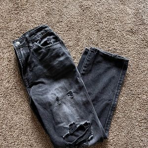 Black Flying Monkey Ultra High Rise Straight Jean